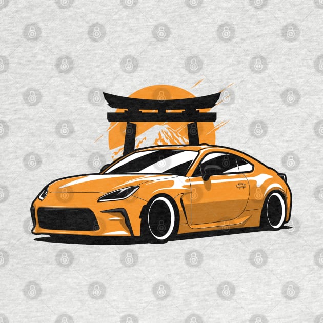 Yellow GR86 JDM Mountain by KaroCars